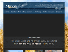 Tablet Screenshot of mannabaptist.com